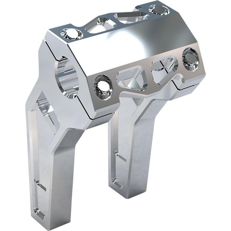 LA-7481-06R - LA Choppers Performance 1.25" Risers 15 cm (6") - Raw