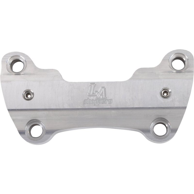 LA-7420-99 - LA Choppers Hefty Top Clamp For Harley Davidson FLTRK 1868 ABS 2020-2023 1-1/4" - Silver
