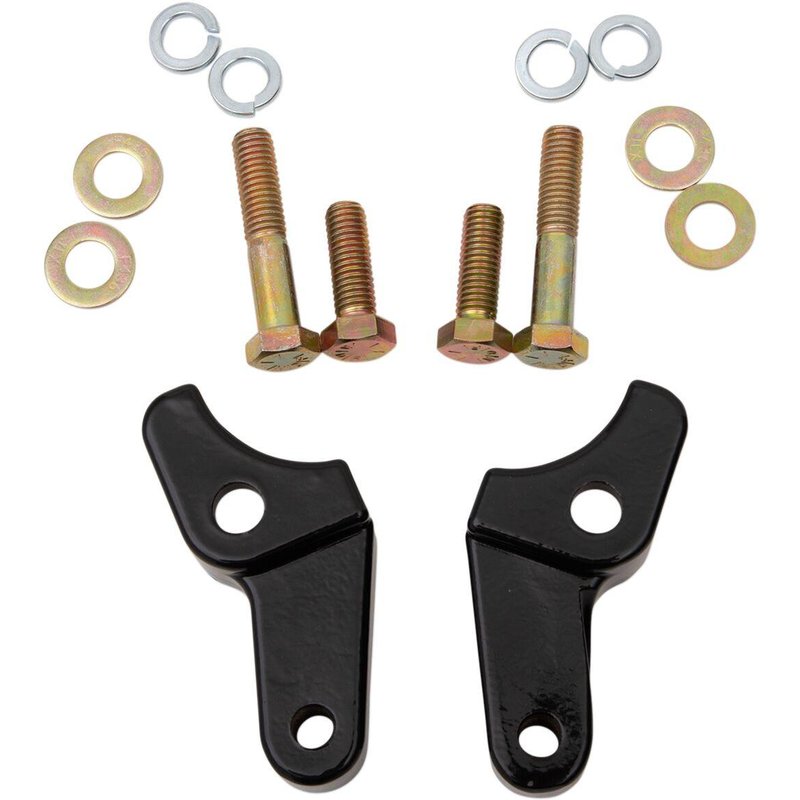 LA-7590-06B - LA Choppers Rear Lowering Kit For Harley Davidson FLH 1868 ABS 2021 Rear Lowers 25.40 mm (1.00") - Black