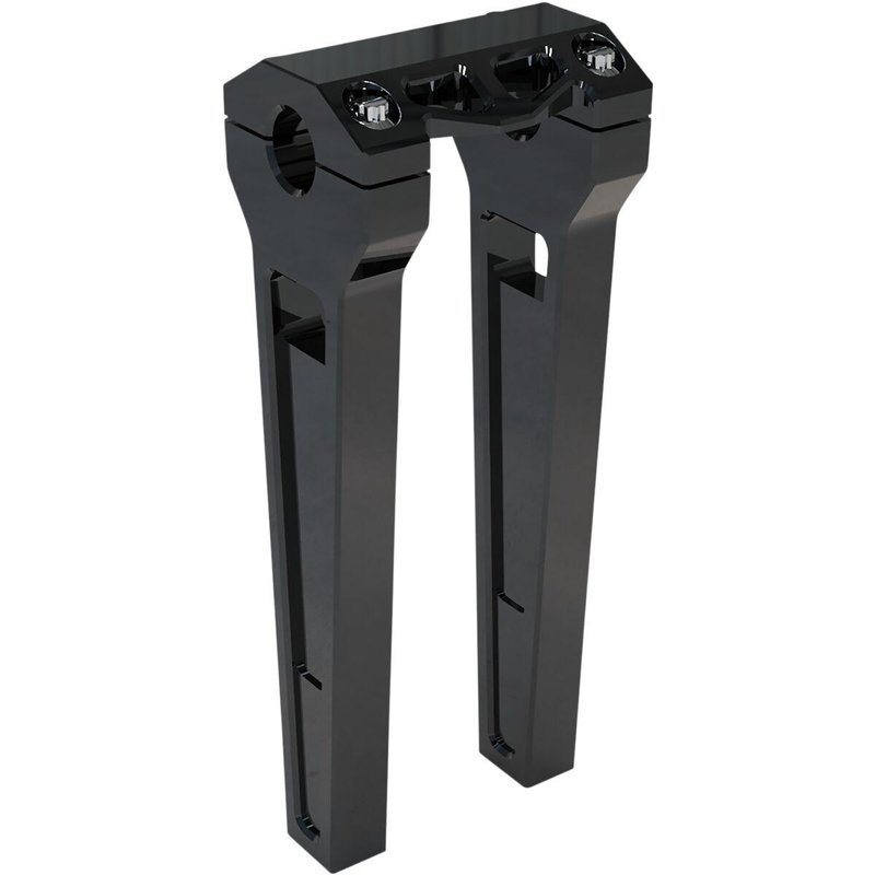 LA-7470-10B - LA Choppers Performance 1" Straight Risers 25.5 cm (10") - Black