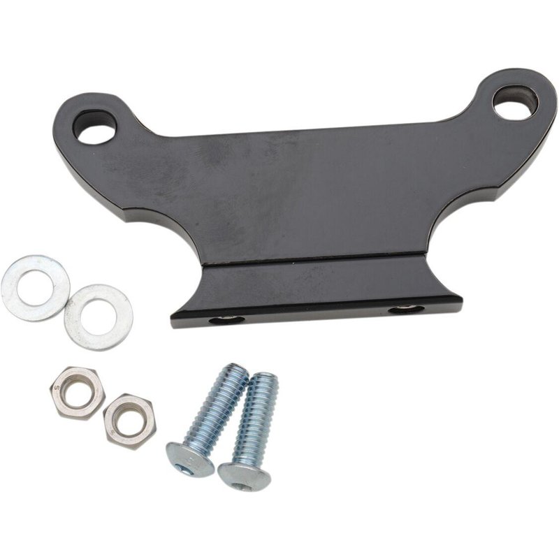 LA-7390-02B - LA Choppers T-Bar Gauge Mount Kit For Harley Davidson FLD 1690 ABS 2014-2016 1-1/2" - Black