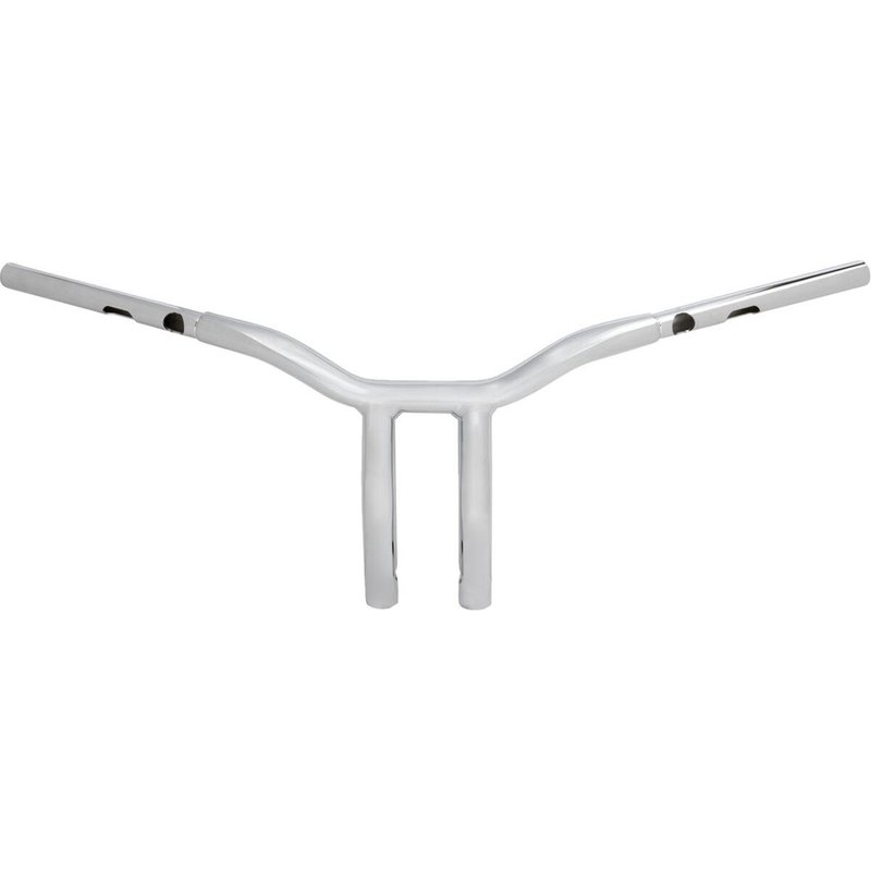 LA-7369-10 - LA Choppers One Piece Kage Fighter Pullback Riser Handlebar For Harley Davidson FLFBS 1923 ABS 2025 25.5 cm (10") - Chrome