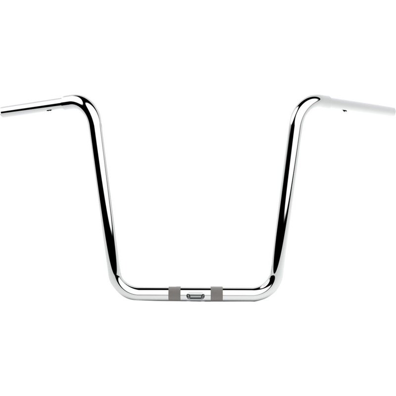 LA-7324-16C - LA Choppers Twin Round Handlebar For Harley Davidson FLTRK 1868 ABS 2020-2023 40.5 cm (16") - Chrome