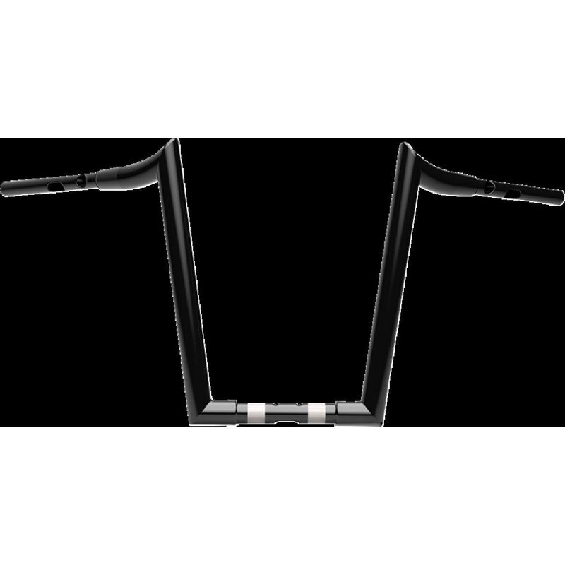 LA-7377-16B - LA Choppers 1-1/2" Grande Prime Ape Hanger Handlebar For Harley Davidson FLFBS 1923 ABS 2025 41.5 cm (16-1/4") - Black