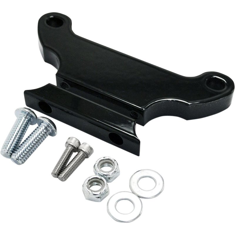 LA-7390-00B - LA Choppers T-Bar Gauge Mount Kit For Harley Davidson FLD 1690 ABS 2014-2016 25.4 mm (1") - Black