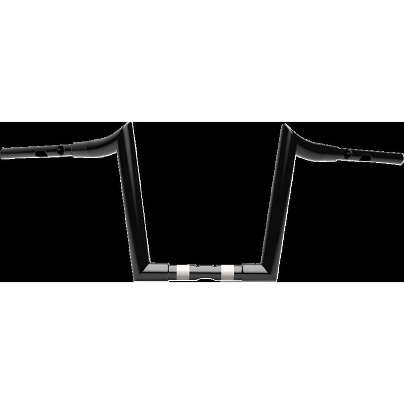 LA-7377-12B - LA Choppers 1-1/2" Grande Prime Ape Hanger Handlebar For Harley Davidson FLFBS 1923 ABS 2025 31 cm (12-1/4") - Black