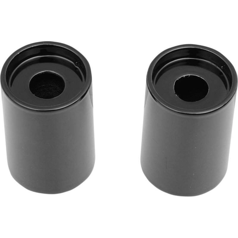 LA-7414-03B - LA Choppers Handlebar Riser Extensions 2" - 1-1/4" - Black/Gloss