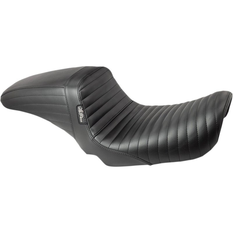 LF-591PT - LE Pera Kickflip Seat For Harley Davidson FXD 1450 2004-2005 Pleated - Black