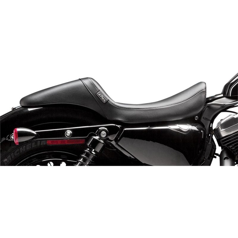 LF-542DLS - LE Pera Daytona Sport Daddy Long Legs Seat For Harley Davidson XL1200C 2004-2020 Smooth 11 x 18" - Black