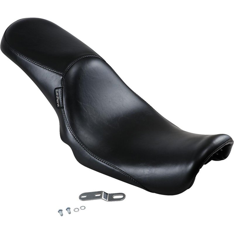 LK-841 - LE Pera Silhouette 2 Up Seat For Harley Davidson FLD 1690 2012-2013 Smooth - Black