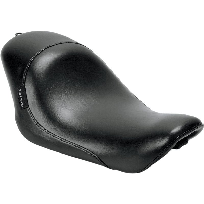 LFK-856 - LE Pera Silhouette Solo Seat For Harley Davidson XL1200C 2007-2020 Smooth - Black