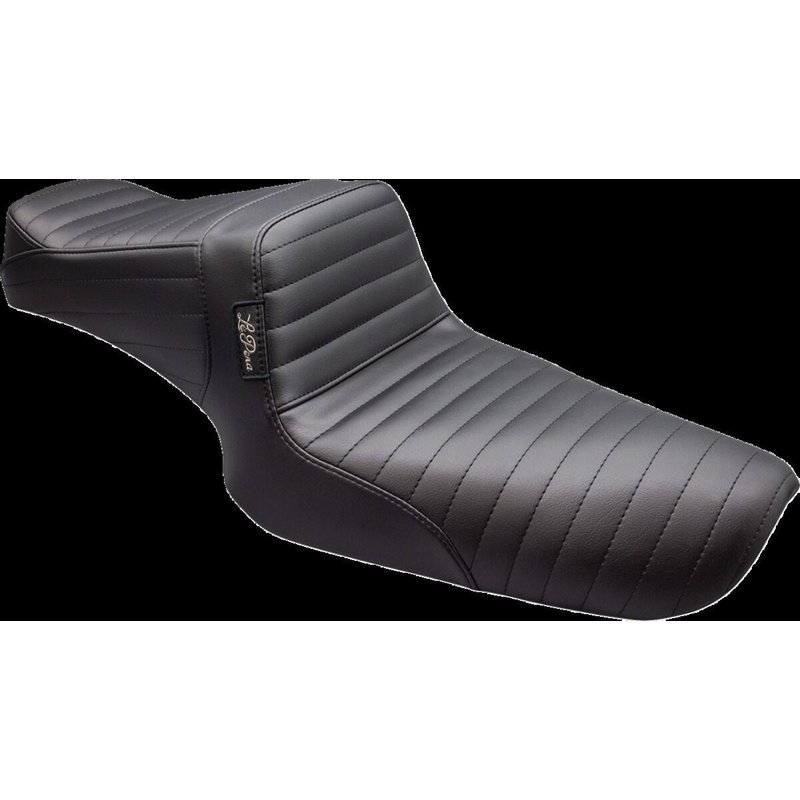 L-586PT - LE Pera Tailwhip Seat For Harley Davidson XL1200C 1996-2003 Pleated - Black