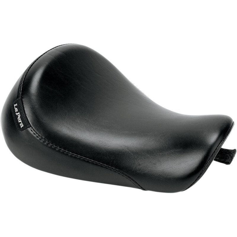 LC-856 - LE Pera Silhouette Solo Seat For Harley Davidson XL1200C 2004-2020 Smooth 12 x 13-1/4" - Black