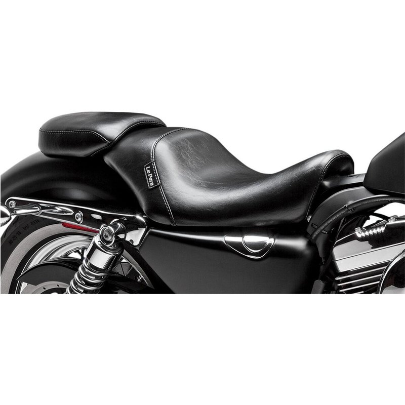 LFK-006P - LE Pera Bare Bones Series Pillion Pad For Harley Davidson XL1200C 2007-2009 10-1/2 x 7-1/2" - Black