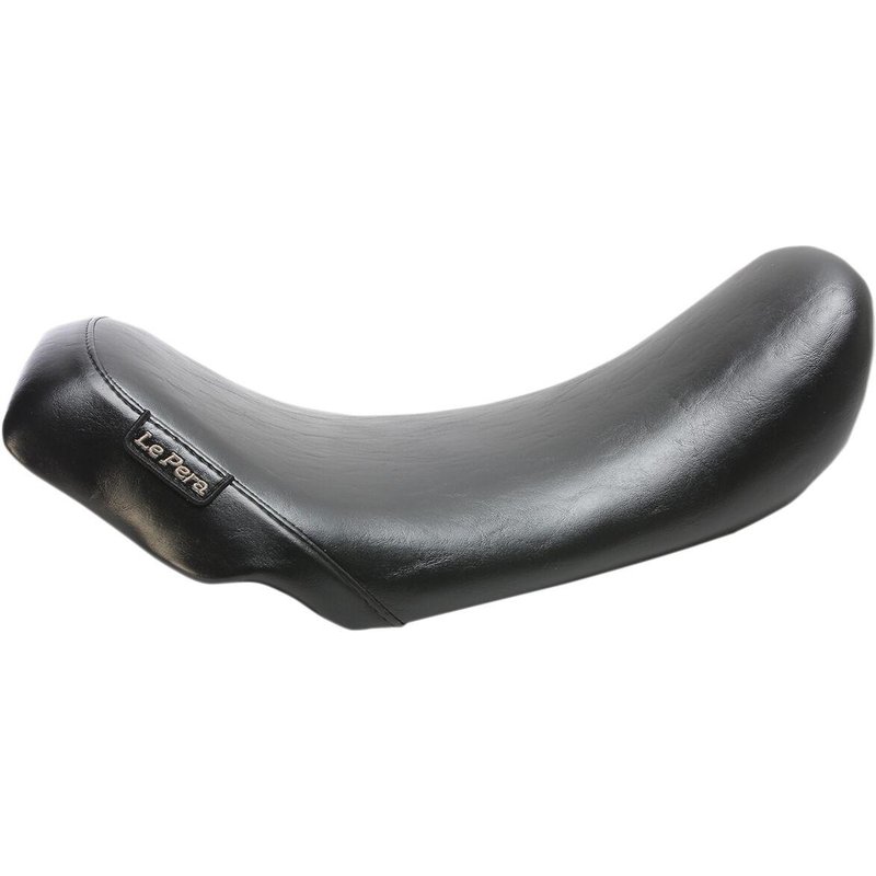LGK-001 - LE Pera Bare Bones Solo Seat For Harley Davidson FLD 1690 2012-2013 Smooth 10x17" - Black
