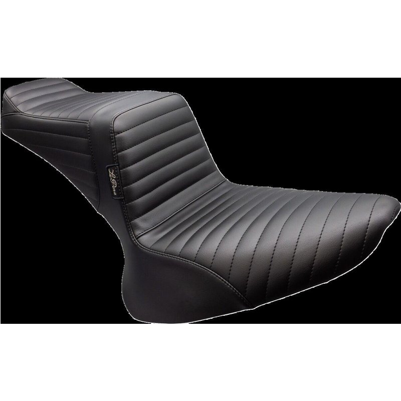 LX-580PT - LE Pera Tailwhip Seat For Harley Davidson FLS 1690 2012-2017 Pleated - Black