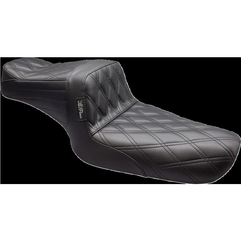 L-586DD - LE Pera Tailwhip Seat For Harley Davidson XL1200C 1996-2003 Double Diamond - Black