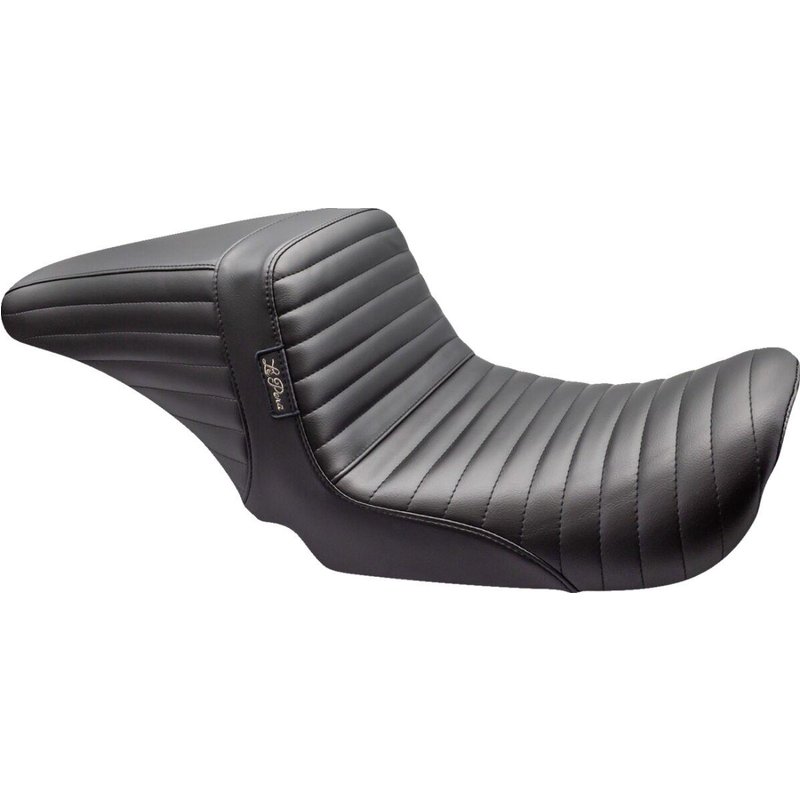 LKU-591PT - LE Pera Kickflip Up Front Seat For Harley Davidson FLD 1690 2012-2013 Pleated - Black