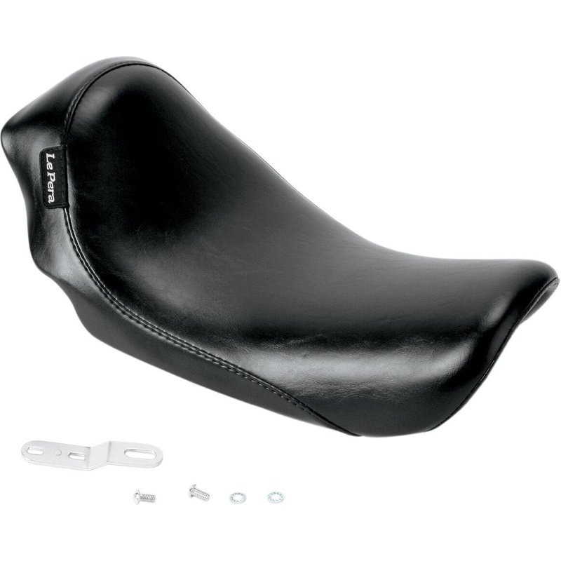 LK-851 - LE Pera Silhouette Solo Seat For Harley Davidson FLD 1690 2012-2013 Smooth - Black