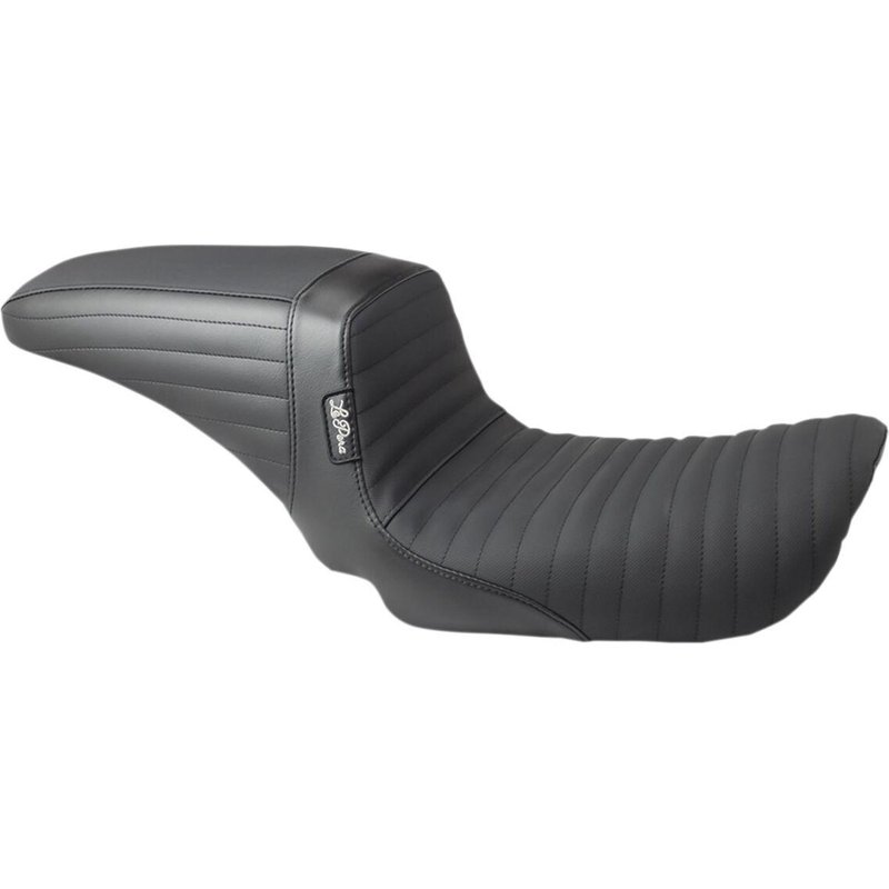 LF-591PTGP - LE Pera Kickflip Seat For Harley Davidson FXD 1450 2004-2005 Pleated w/Gripp Tape - Black