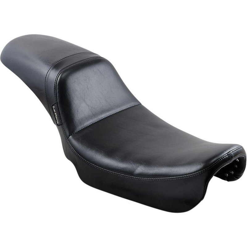 LK-510DL - LE Pera Daytona Daddy Long Legs 2 Up Vinyl Seat For Harley Davidson FLD 1690 2012-2013 Plain - Black