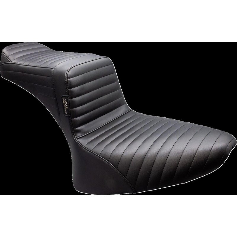 LN-580PT - LE Pera Tailwhip Seat For Harley Davidson FLST 1340 1986-1990 Pleated - Black