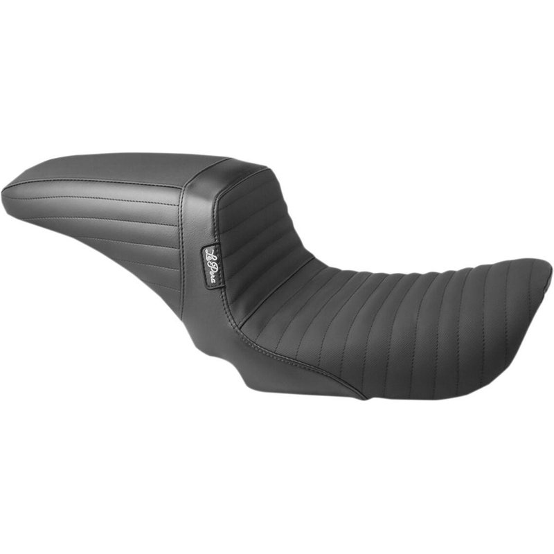 LK-591PTGP - LE Pera Kickflip Seat For Harley Davidson FLD 1690 2012-2013 Pleated w/Gripp Tape - Black