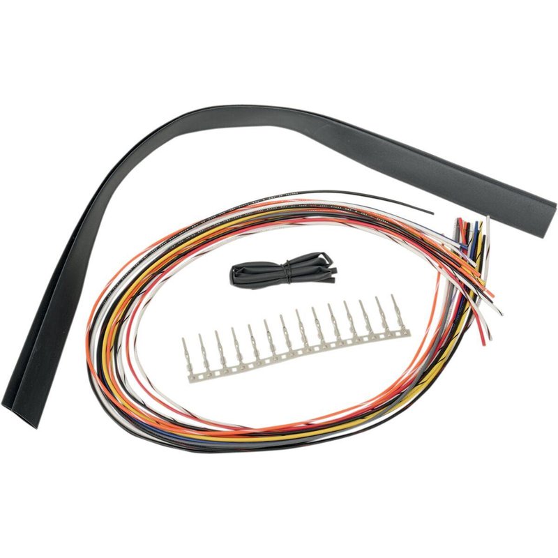 LA-8990-01 - LA Choppers Handlebar Extension Wiring Kit For Harley Davidson FLSTC1584 2007-2011 61 cm (24") - Black