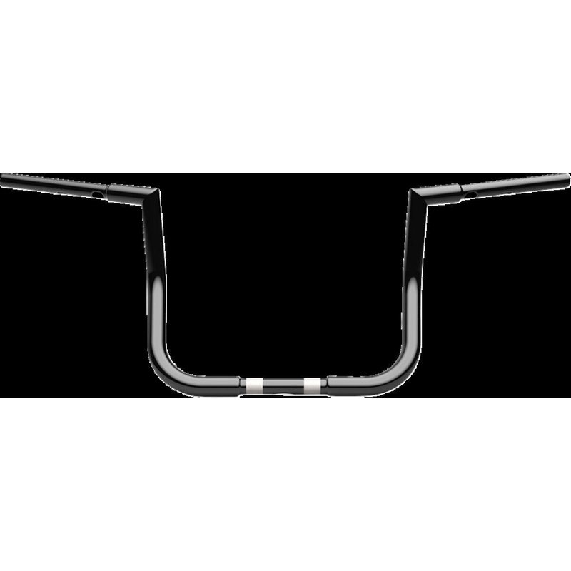 LA-7367-12B - LA Choppers 1-1/4" Twin Peaks Touring Handlebar For Harley Davidson FLHTCUTG 1868 ABS 2024 30.5 cm (12") - Black