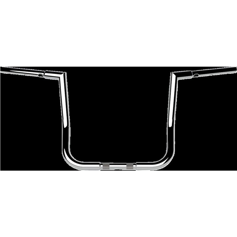 LA-7367-14 - LA Choppers 1-1/4" Twin Peaks Touring Handlebar For Harley Davidson FLHTCUTG 1868 ABS 2024 35.5 cm (14") - Chrome