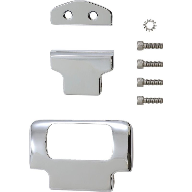 LA-7397-00C - LA Choppers M8 Softail Gauge Mount For Performance Risers For Harley Davidson FXBB 1750 ABS 2018-2020 - Chrome