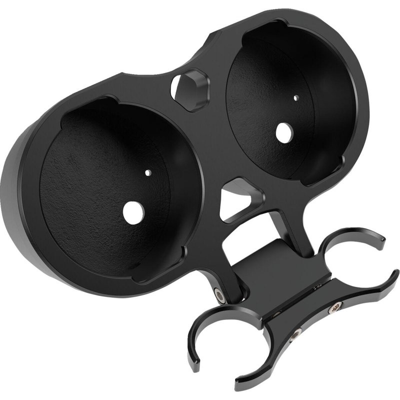 LA-7398-22B - LA Choppers Gauge Mount Double 1-1/2" - Black