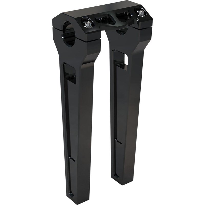 LA-7480-10B - LA Choppers Performance 1.25" Straight Risers 25.5 cm (10") - Black