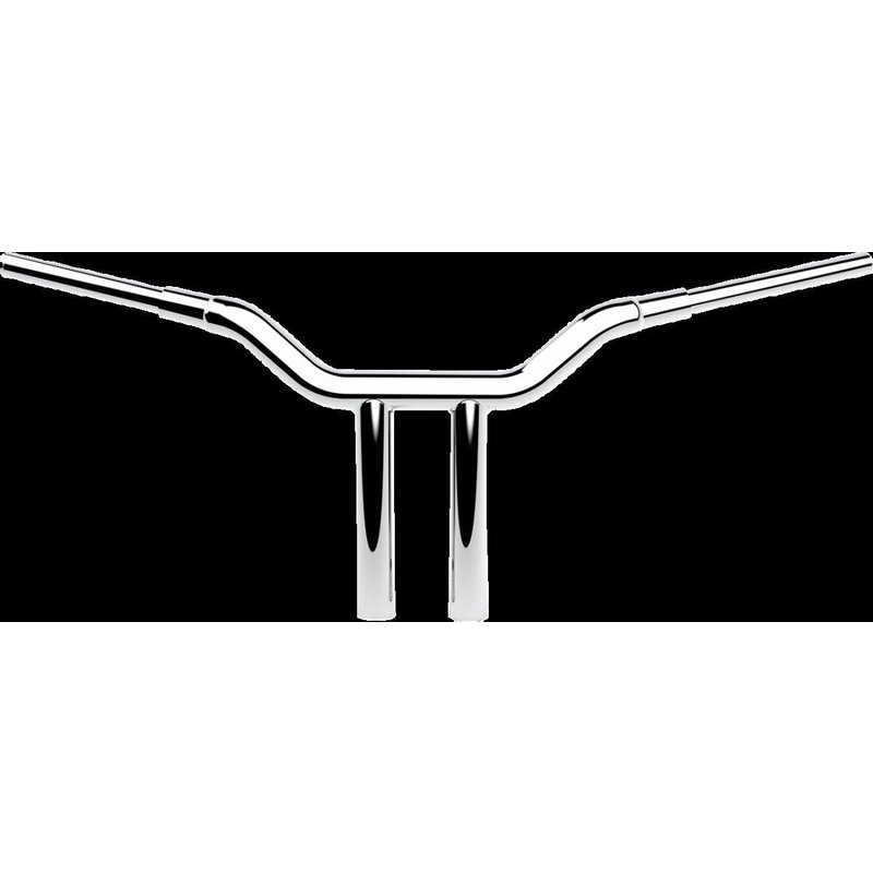 LA-7345-12 - LA Choppers 1-1/2" Kage Fighter T-Bar For Harley Davidson FLFBS 1923 ABS 2025-2026 30.5 cm (12") - Chrome