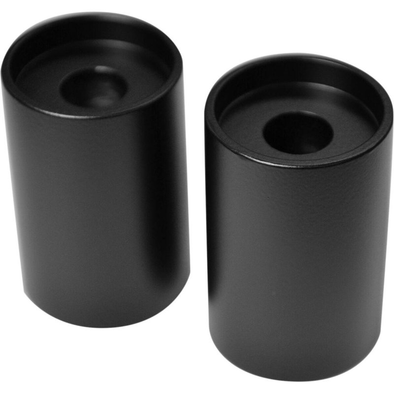 LA-7414-03M - LA Choppers Handlebar Riser Extensions 2" - 1-1/4" - Black/Flat