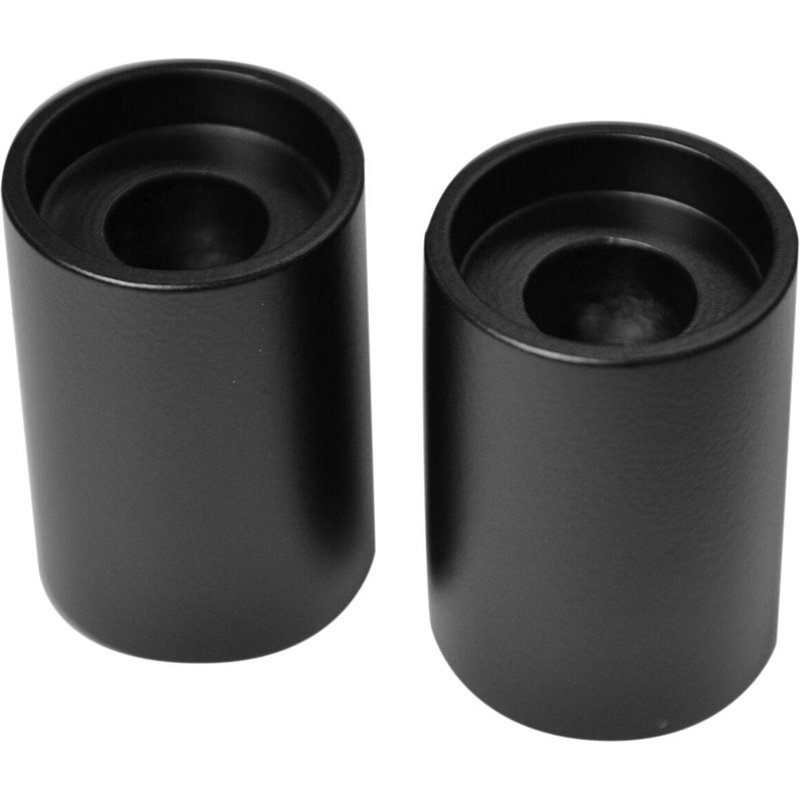 LA-7413-02M - LA Choppers Handlebar Riser Extensions 1-1/2" - 1" - Black/Flat