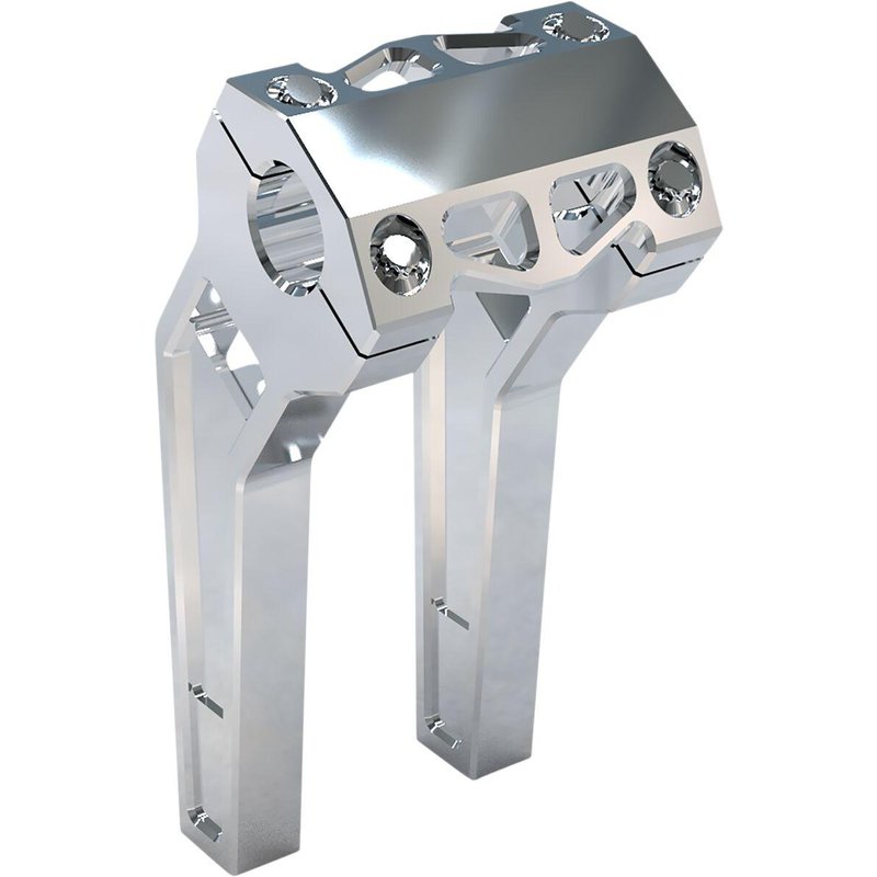 LA-7481-08R - LA Choppers Performance 1.25" Pullback Risers 20.5 cm (8") - Raw