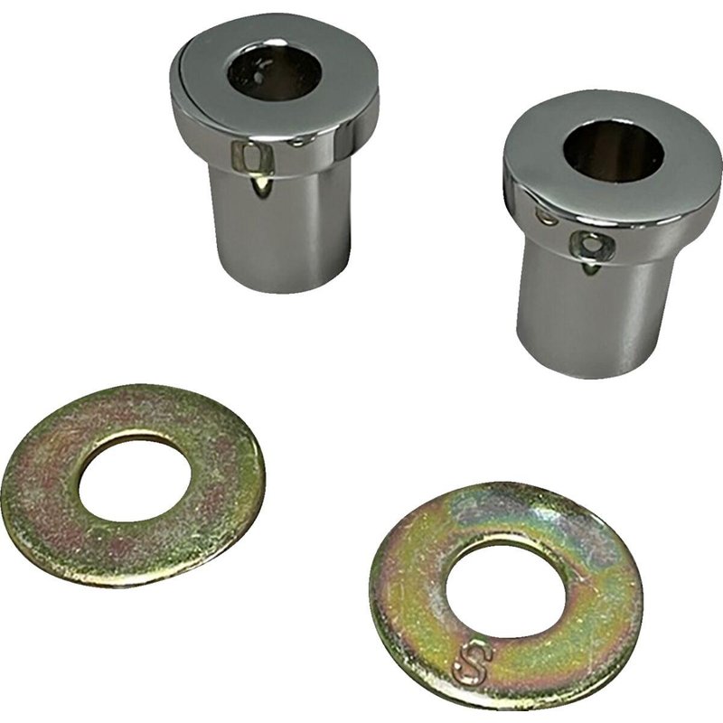 LA-7400-55C - LA Choppers Solid Handlebar Riser Bushing For Harley Davidson FLDE 1750 ABS 2020 - Chrome
