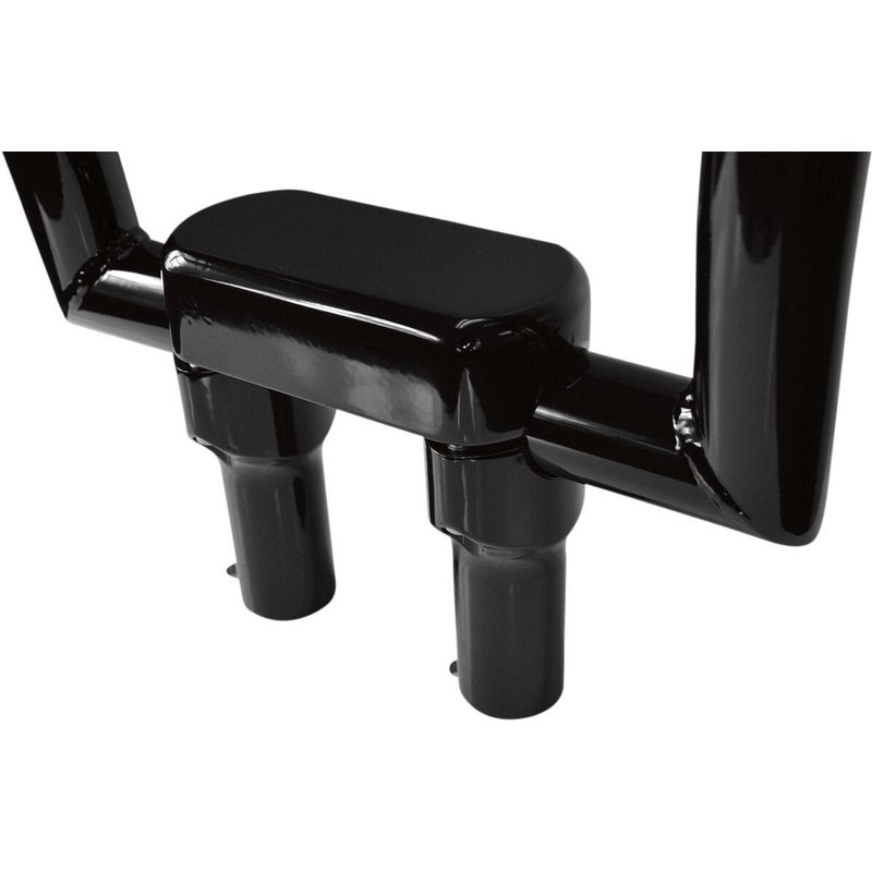 LA-7446-04B - LA Choppers Hefty Handlebar Riser & Top Clamp Kit For Harley Davidson FLD 1690 ABS 2015-2016 10 cm (4") - Black