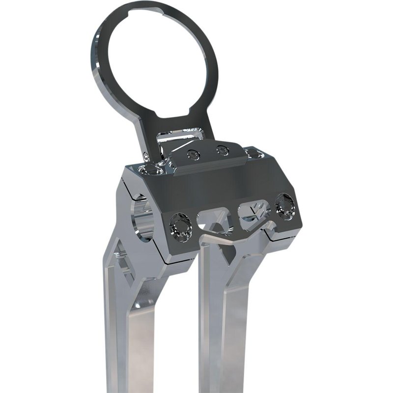 LA-7397-01R - LA Choppers Single Gauge Mount for Performance Risers For Harley Davidson FLD 1690 2012-2013 - Unfinished