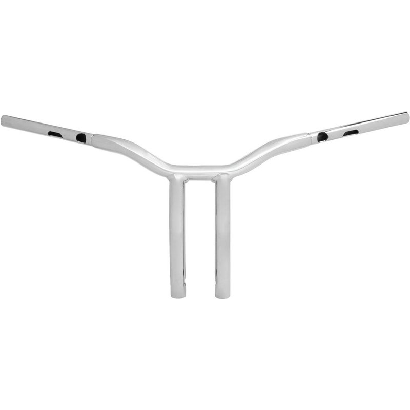 LA-7369-12 - LA Choppers One Piece Kage Fighter Pullback Riser Handlebar For Harley Davidson FLFBS 1923 ABS 2025 30.5 cm (12") - Chrome