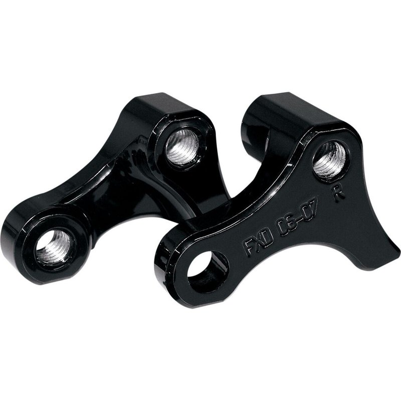 LA-7590-02B - LA Choppers Rear Lowering Kit For Harley Davidson FLD 1690 2012 Rear Lowers 25.40 mm (1.00") - Black