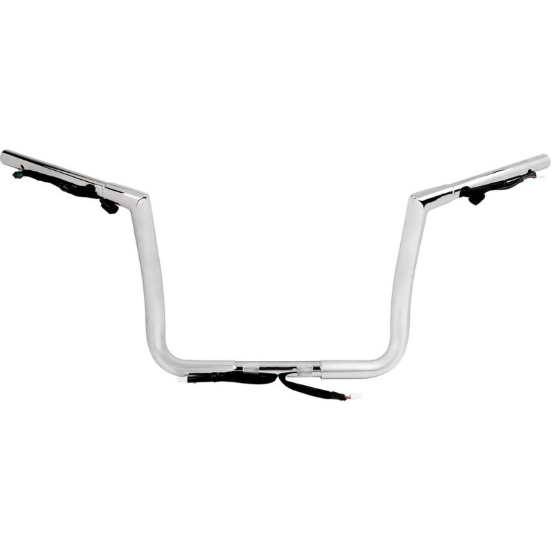 LA-7367-12W - LA Choppers Pre-Wired Twin Peaks Handlebar For Harley Davidson FLHTK 1868 ABS 2024 30.5 cm (12") - Chrome