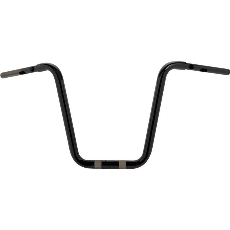 LA-7348-14B - LA Choppers Twin Round Handlebar For Harley Davidson FLTRK 1868 ABS 2024 35.5 cm (14") - Black