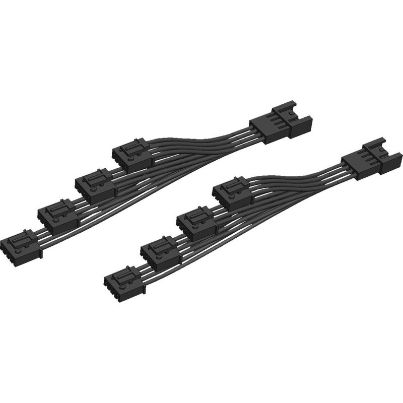 40094 - Ciro 4 Way Rear Lighting Y-Splitter For Harley Davidson FLD 1690 ABS 2014-2016 - Black
