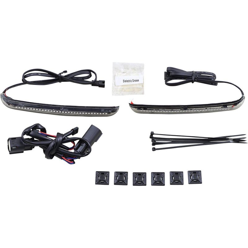 40039 - Ciro Bag Blades Accent Lights For Harley Davidson FLHX 1584 2010-2011 Smoke