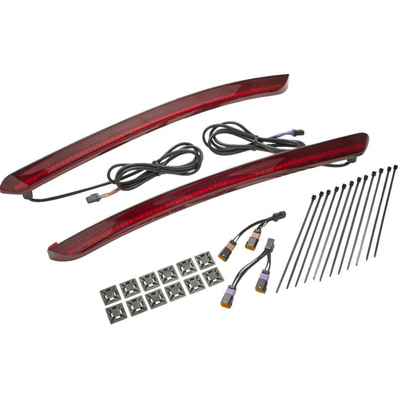 42400 - Ciro Machete LED Lights For Harley Davidson FLHX 1923 ABS 2024-2025 Red