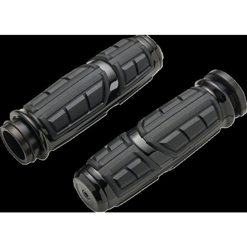 54021 - Ciro Chicane Grips For Harley Davidson FLDE 1750 ABS 2018-2020 - Black