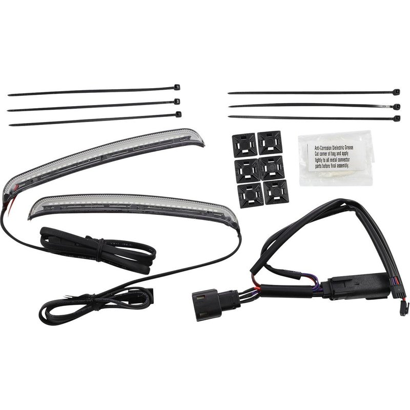 40042 - Ciro Bag Blades Accent Lights For Harley Davidson FLHRSE6 1800 ABS 2014 Smoke