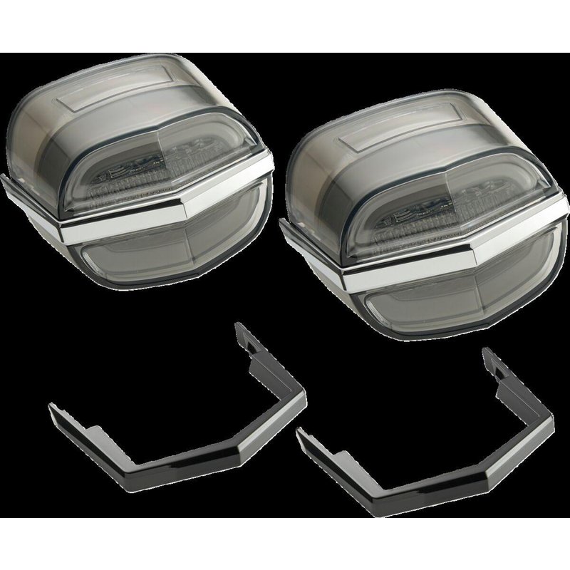 40933 - Ciro Taillights For Harley Davidson FLHTCUTG 1690 2009-2016 Smoke